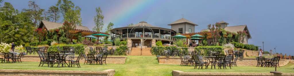 Mountain Brook Vineyards with Rainbow